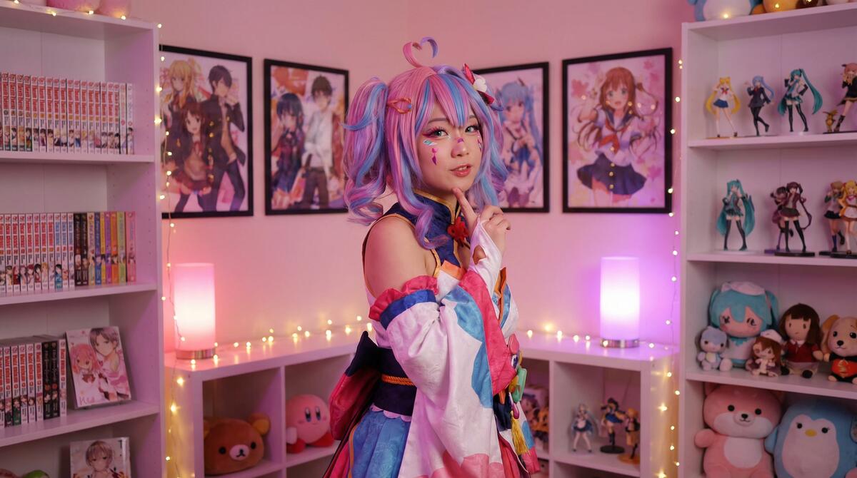 糖心vlog二次元cosplay